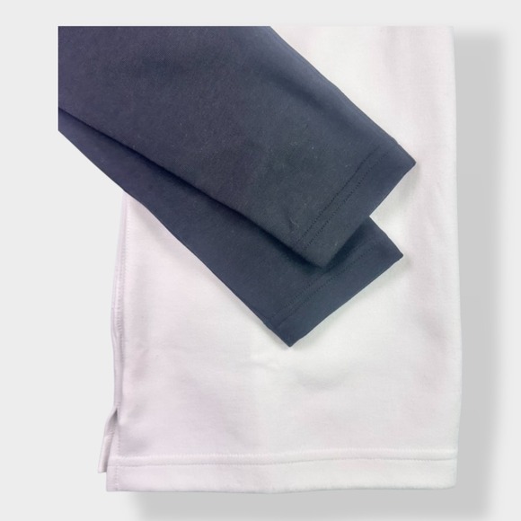 Nike‎ Dri-FIT Women's Zip-Neck Long Sleeve Training Top White Navy NWT - Picture 7 of 12